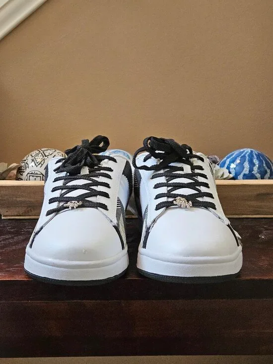 Luxury Kicks (Vlado) Men's Fashion Sneakers, White, Sz 12 - Picture 4 of 16